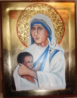 Nr.604. Św.Matka Teresa  z Kalkuty-wym.40cm